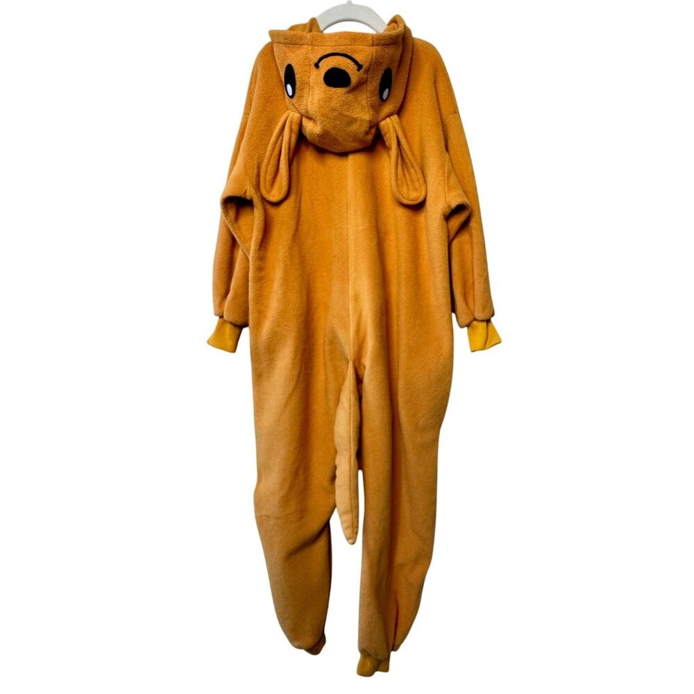 KANGAROO Animal Onesie Pajamas Kids 5-6 Cozy Hooded Brown Halloween Costume - Picture 2 of 7